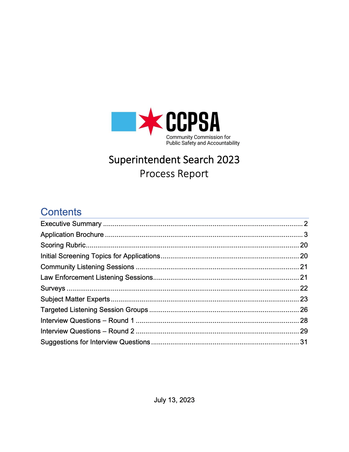 2024 Superintendent Search Process