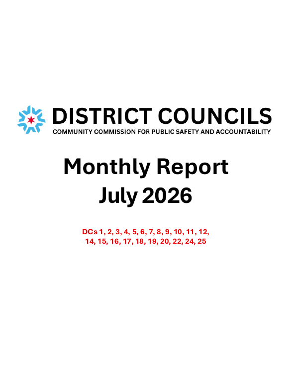 July 2026 District Council Monthly Report